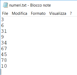 File di numeri interi